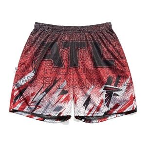 Atlanta Falcons Sketch Retro Shorts Chalkline Men’s XL NWT